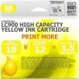 Compatible Brother LC900Y Yellow High Capacity Ink Cartridge